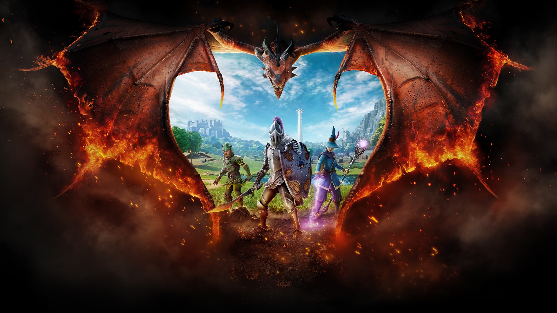 Ashenfall landscape from RuneScape: Dragonwilds