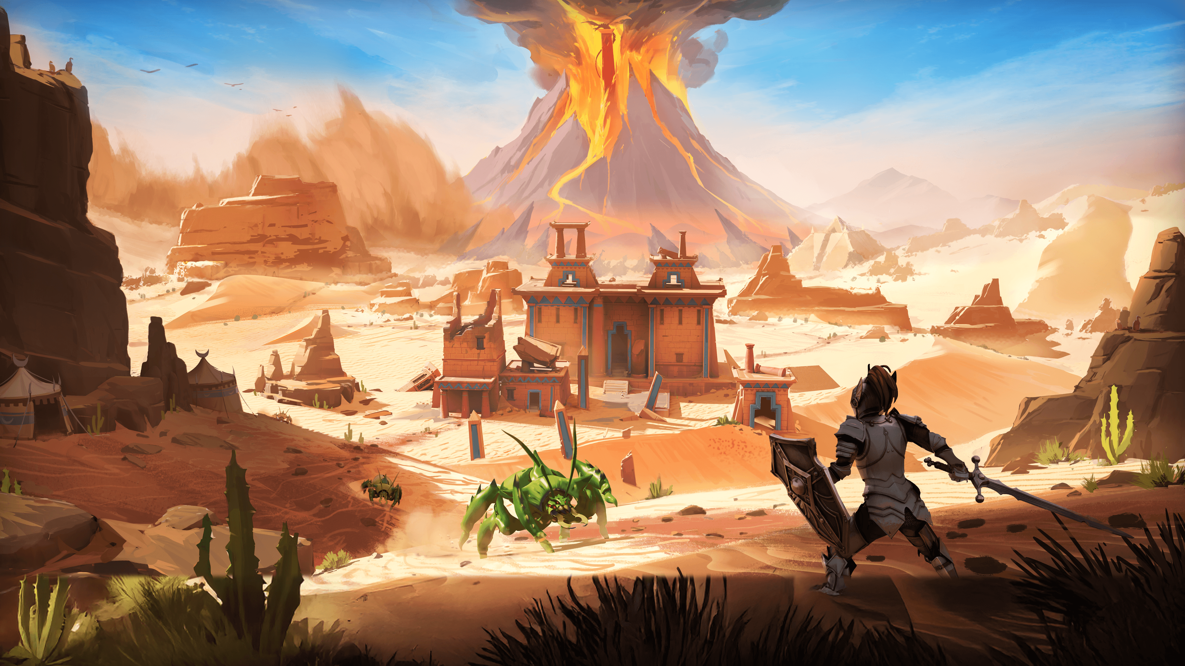 Umbral Sands desert and fortress